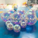 Laser Color Inflatable Christmas Balls Ornaments - Image 2