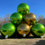 Inflatable Xmas Balls Ornaments - Image 2
