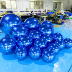 Blue Inflatable Christmas Balls Ornaments - 图片 3