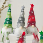 Rudolph Christmas Hat Doll with Short Legs in Red Color - Image 4