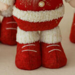 45cm Gold＆Red Snowflake Sitting Doll:Santa Claus(Long legs) - Image 4