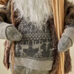 30cm/45cm/60cm Grey Wolf Skin Style Santa Doll - Image 3