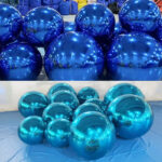 Blue Inflatable Christmas Balls Ornaments - 图片 4
