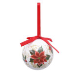 7.5cm Foam Flower Christmas Ball Ornament - Image 5
