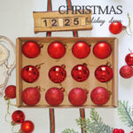 Shiny Matt Glitter Christmas Ball Ornaments Collection