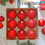 10cm Red Classic Christmas Ball