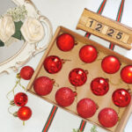 Shiny Matt Glitter Christmas Ball Ornaments Collection - Image 2