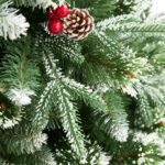 Frosted Mied Tips Christmas Tree with Pine Cones & Red Berry - Image 4