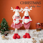 85cm Cartoon Elk Doll Christmas Ornament
