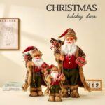 30cm/45cm/60cm Red Sweater Fairy Style Santa Claus Doll