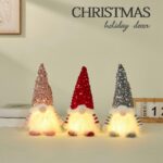 Faceless Doll Rudolph Sequin Bedside Lamp