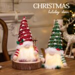 Ski Christmas faceless doll doll night light ornament