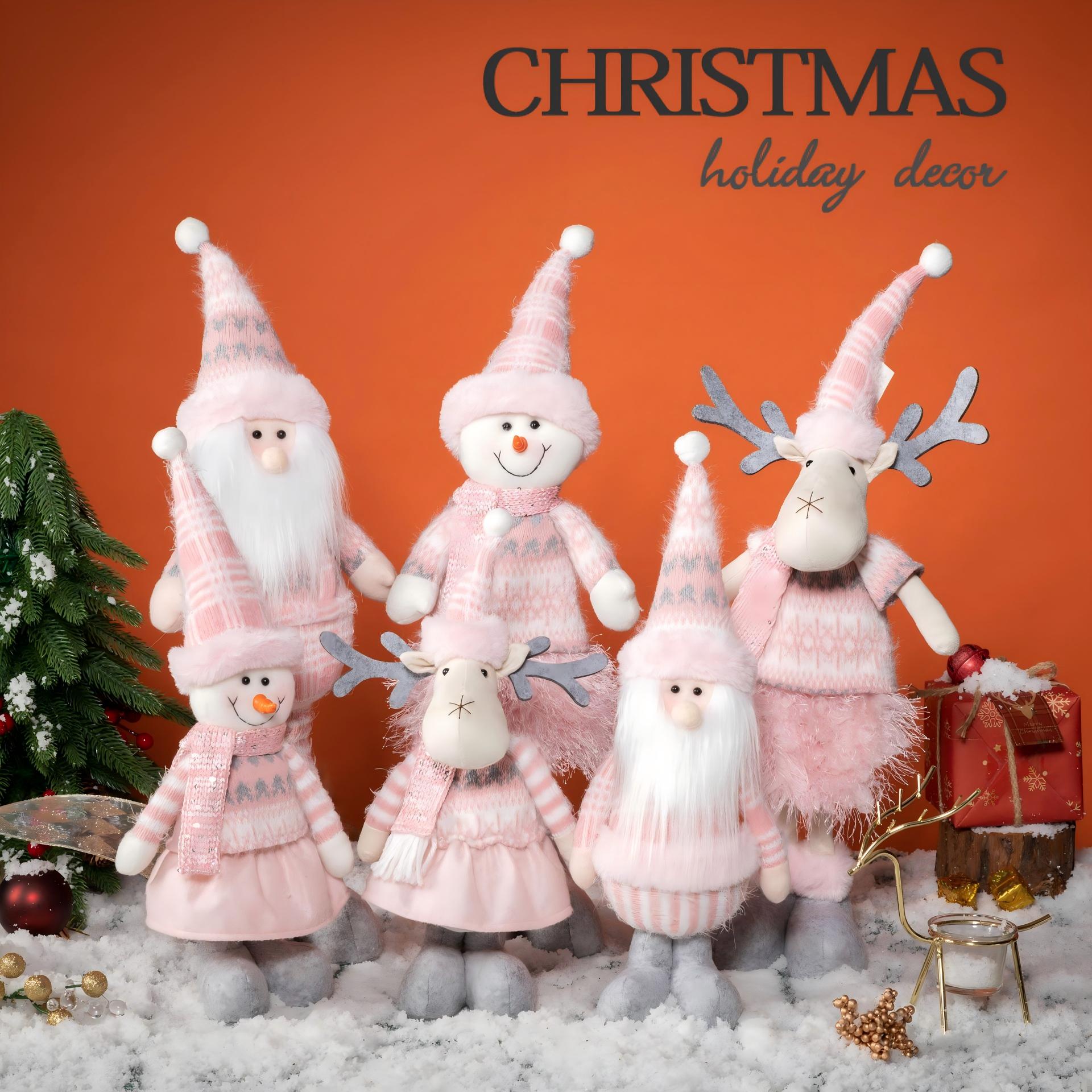 主图_01(1) 30cm/50cm Cartoon Christmas Doll Decoration - Image 1