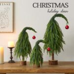 Nordic Crooked Neck Christmas Tree Yenobeson Home Small Table Ornaments