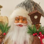 30cm/45cm/60cm Gray Red and White Sweater Skateboard Santa Claus Doll - Image 2