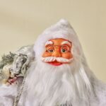 30cm/45cm/60cm Silver Sequin Nordic Style Santa Claus Doll - Image 2