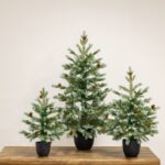 TEST 45cm/60cm/90cm Grey-Green PE European Table Top Christmas Tree - Image 2