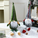48cm Long-Legged, Faceless Puppet Series Christmas Doll - 图片 2