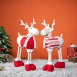 46cm Cartoon Christmas Reindeer Christmas Doll - Image 2
