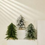 40cm Mini Christmas Tree Upside Down Simulation Nobeson Small Tree Table Ornament - Image 5