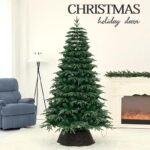 New Christmas Tree with Colorful Powder