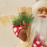 30cm/45cm/60cm Gray Red and White Sweater Skateboard Santa Claus Doll - Image 3