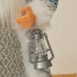 30cm/45cm/60cm Blue and Silver Santa with Lights Santa Claus Doll - Image 3