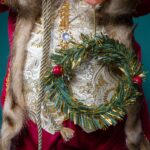 30cm/45cm/60cm Red & Gold Santa Doll with Bag Santa Claus Doll - Image 3