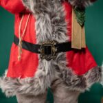 30cm/45cm/60cm Red Classic Skateboard Santa Claus Doll with Bag - 图片 3