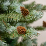 TEST 45cm/60cm/90cm Grey-Green PE European Table Top Christmas Tree - Image 3