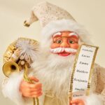 30cm/45cm/60cm Golden Santa Doll with Light Santa Claus Doll - Image 3