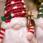 Ski Christmas faceless doll doll night light ornament - Image 4