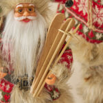 30cm/45cm/60cm Red Clothes Hugging Skateboars Santa Claus Doll - Image 3