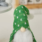29cm Christmas Knit Mini Doll Toy Ornament - 图片 3