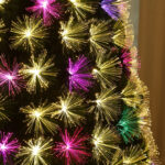 150cm Fiber Optic Tree with Star,Warm White Colorful Led Light - Image 3