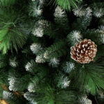Artificial Frosted Tips Christmas Tree with Pine Cone &Red Berry - 图片 2
