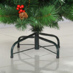Pine Needles Artificial Classic Christmas Tree with Pine Cone, Red Berry - Image 4