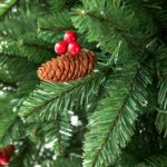 Bullet Tips Green Christmas Tree with Red Berry, Pine Cone - Image 3