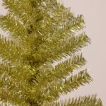 50cm New Music Box Electric Music Rotating Christmas Tree Luminous Electroplating Color Mini Tree - Image 3