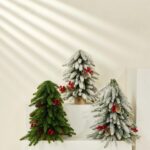 40cm Mini Christmas Tree Upside Down Simulation Nobeson Small Tree Table Ornament - Image 4