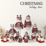 Red and white Telescopic Christmas Doll Series