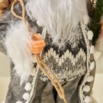 30cm/45cm/60cm Grey Plaid Nordic Style Santa Claus Doll - 图片 4