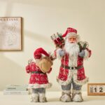 30cm/45cm/60cm Red Elk Sweater Santa Claus Doll - Image 4