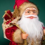 30cm/45cm/60cm Red & Gold Santa Doll with Bag Santa Claus Doll - Image 4