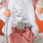 30cm/45cm/60cm Pink Holding Tree Santa Doll with Bag - Image 4