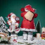 30cm/45cm/60cm Red Plaid Santa Claus Doll with Nameplate - Image 4