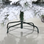 180cm Real Thick Snow Artificial Christmas Tree with Pine Cones - 图片 4