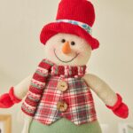 35cm Red and Green Stilt Long-Legged Christmas Doll Ornament - Image 4