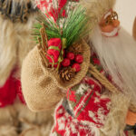 30cm/45cm/60cm Red Clothes Hugging Skateboars Santa Claus Doll - Image 4