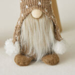 29cm Christmas Knit Mini Doll Toy Ornament - 图片 4